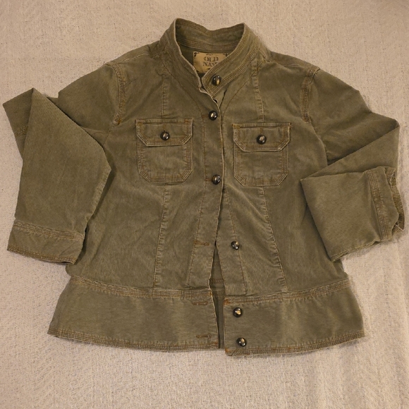 Old Navy Khaki Women's Utility Jacket - Picture 2 of 5